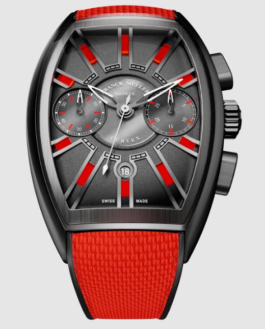 Best Franck Muller Curvex CX Flash Chronograph Replica Watch CX 36 CC DT FLASH ACNRBR ACBR Red